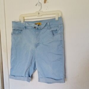 Light Blue Denim Shorts